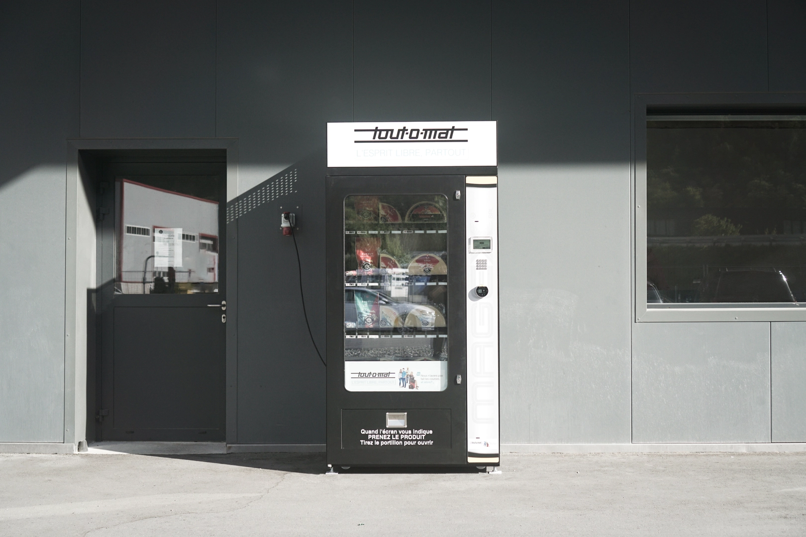 Der Käseautomat von Fromagerie de Martigny.