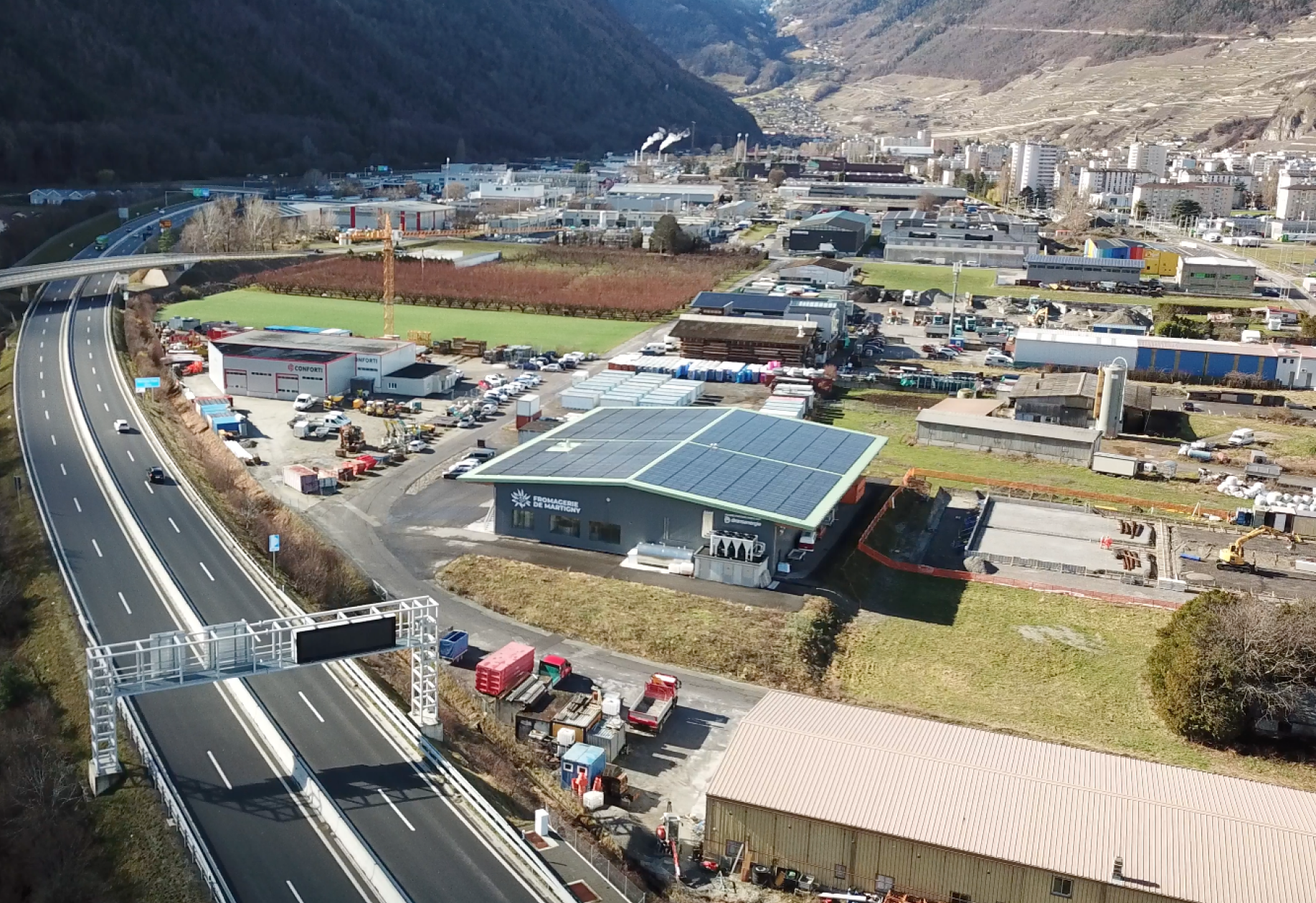 Le distributeur a fromages de la Fromagerie de Martigny.