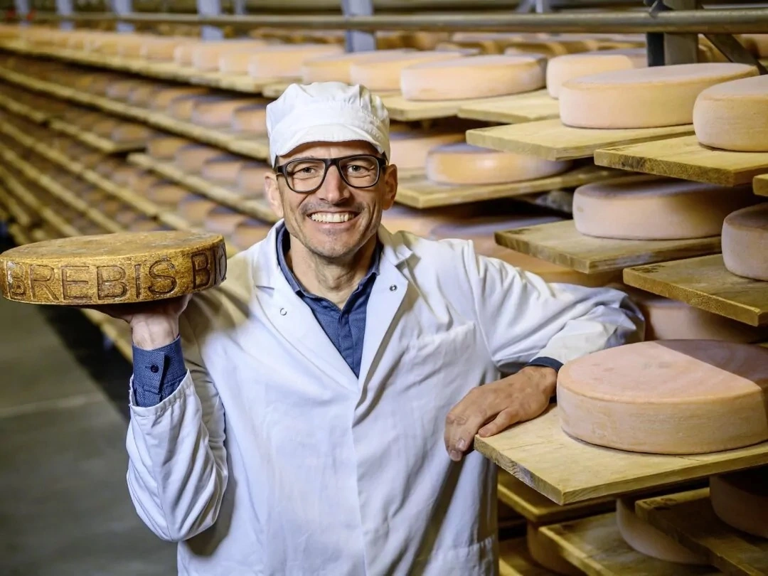 Yan Sütterlin, Milchwissenschaftler und Gründer der Fromagerie de Martigny